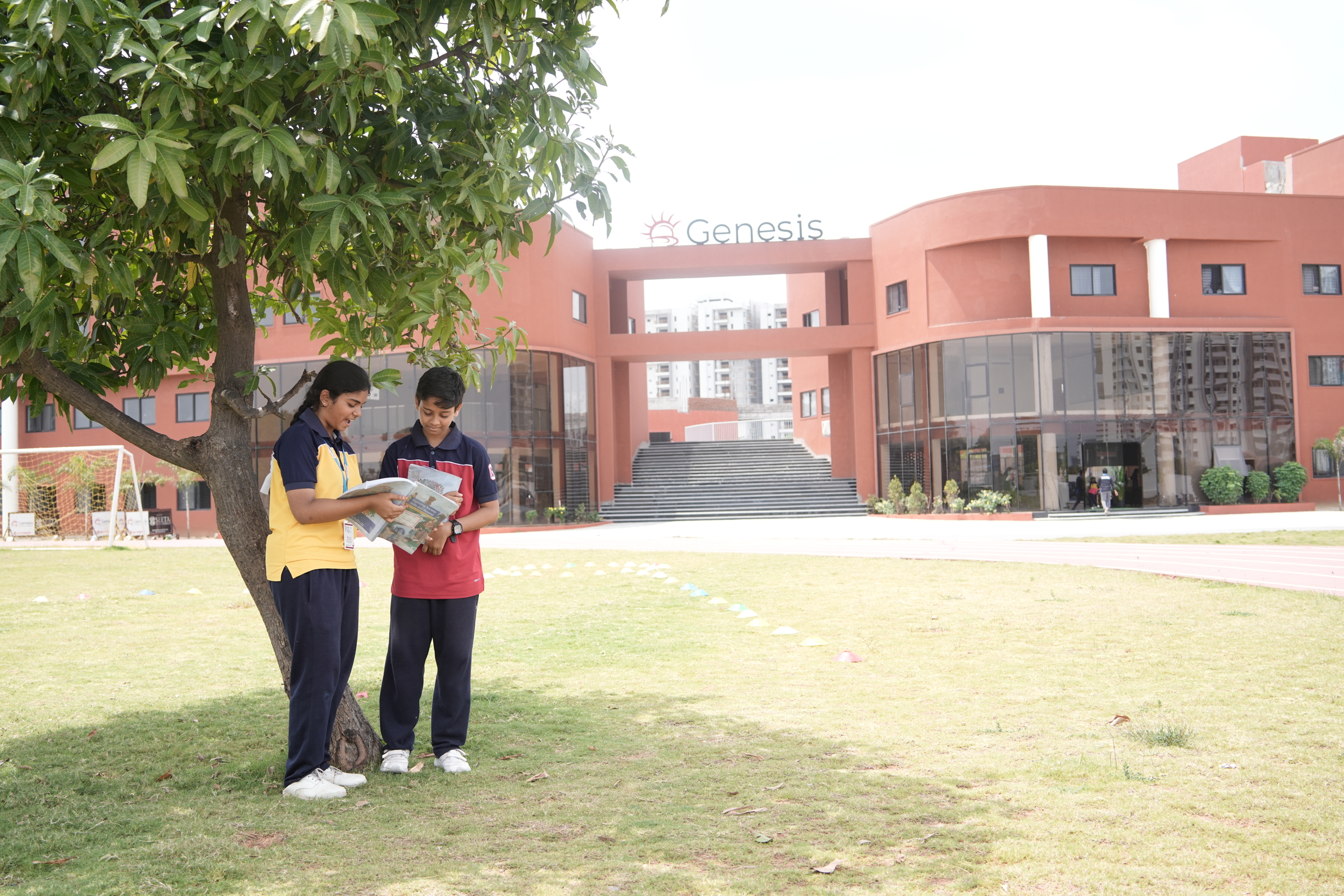 Students at Genesis Optimus campus
