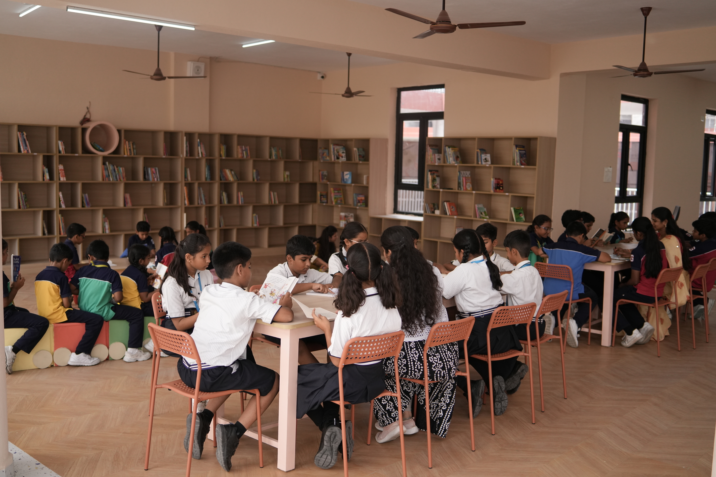 Students participating in clubs