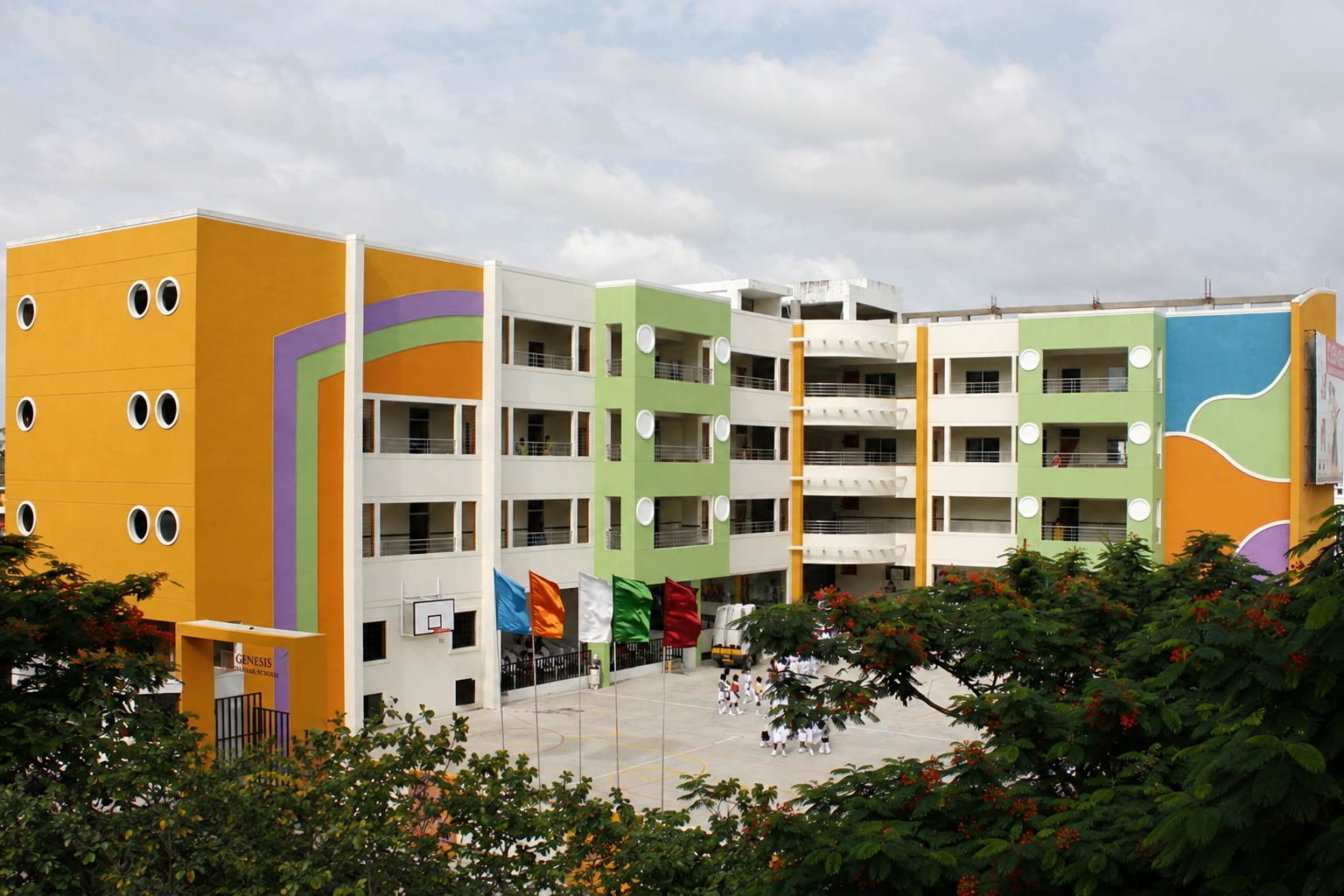 Genesis School Polaris campus in Madeenaguda